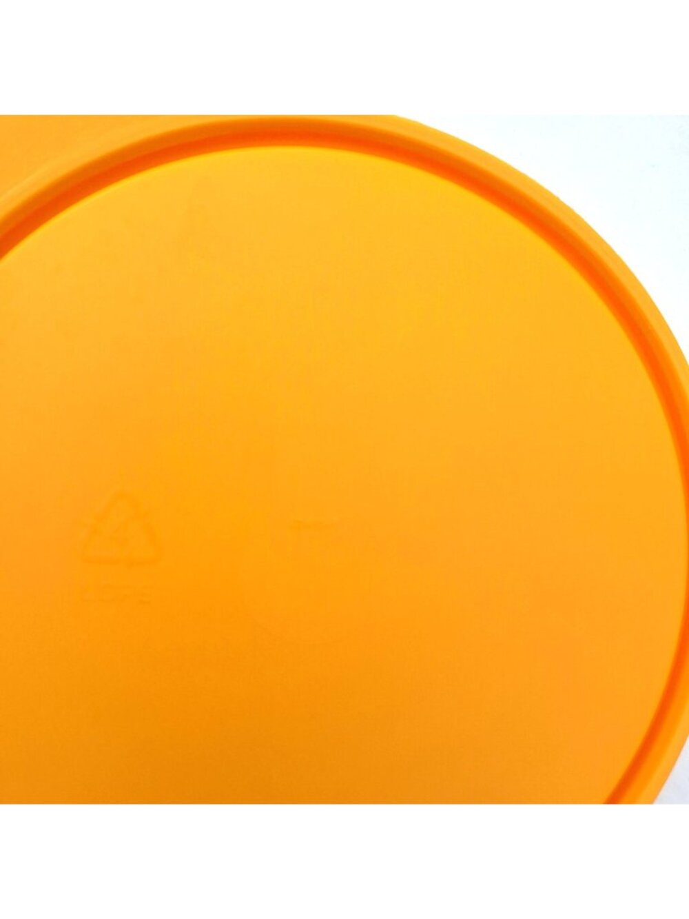 Tupperware Orange Replacement C Seal Lid 2541 D1 Bright Large Tabs Fits 6 Inch - Picture 3 of 7